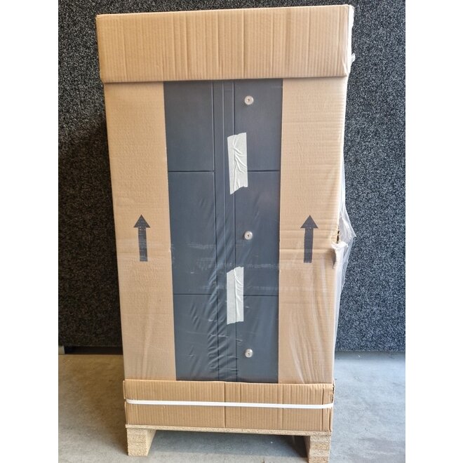 Dark Line Locker 103143 - VH 111-2.6 Zwartgrijs Kolom 30 cm Breed