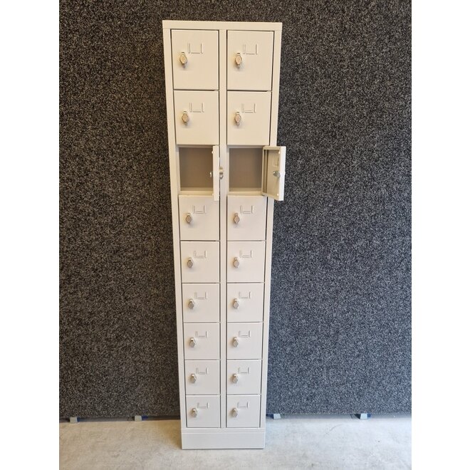 Mini-Locker Met 18 Kluisjes PEL.18 - 188x42x15 cm