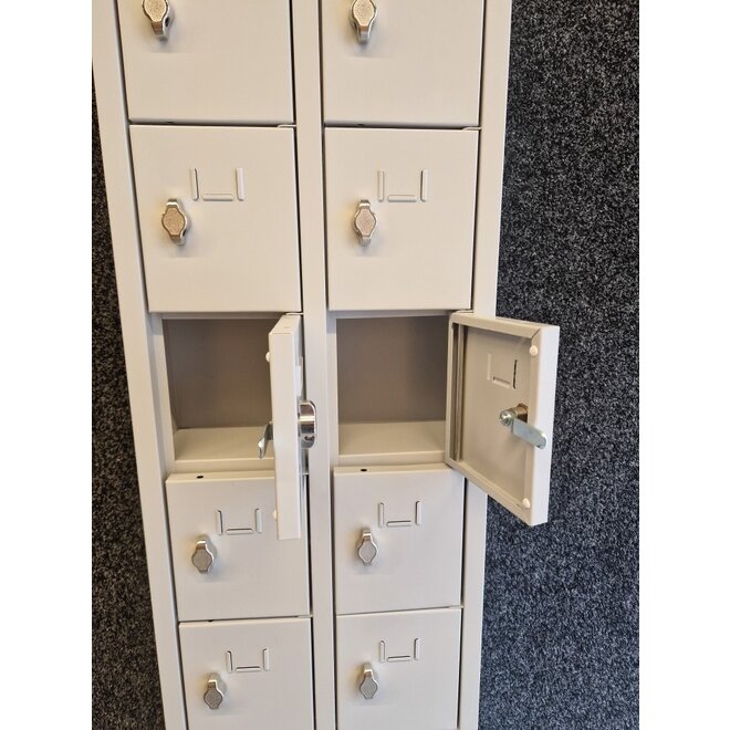 Mini-Locker Met 18 Kluisjes PEL.18 - 188x42x15 cm