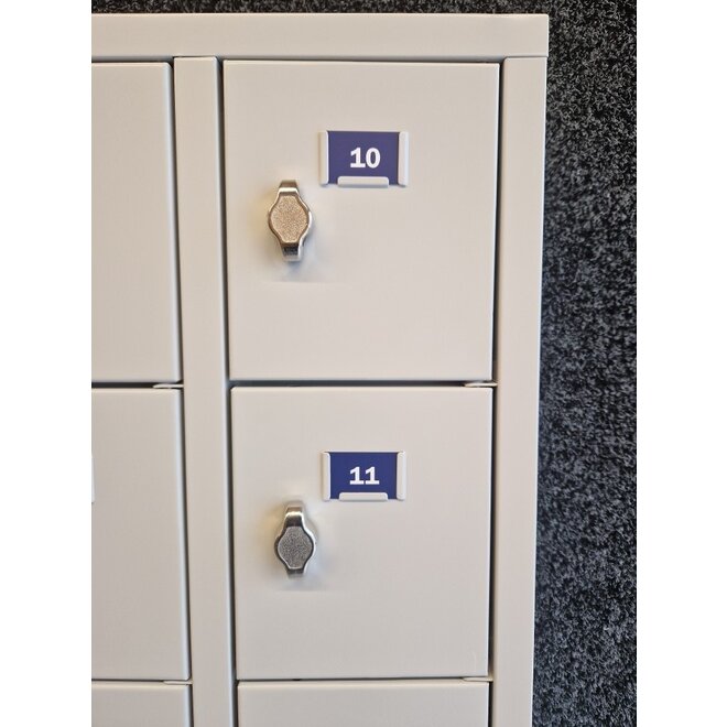 Mini-Locker Met 18 Kluisjes PEL.18 - 188x42x15 cm