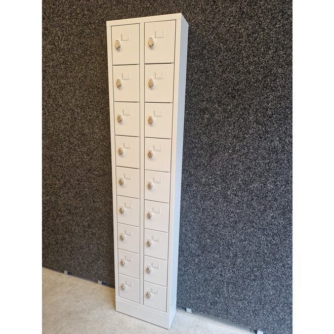 Mini-Locker Met 18 Kluisjes PEL.18 - 188x42x15 cm