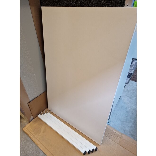 Kantinetafel PM 120x80 Wit/Wit 095738