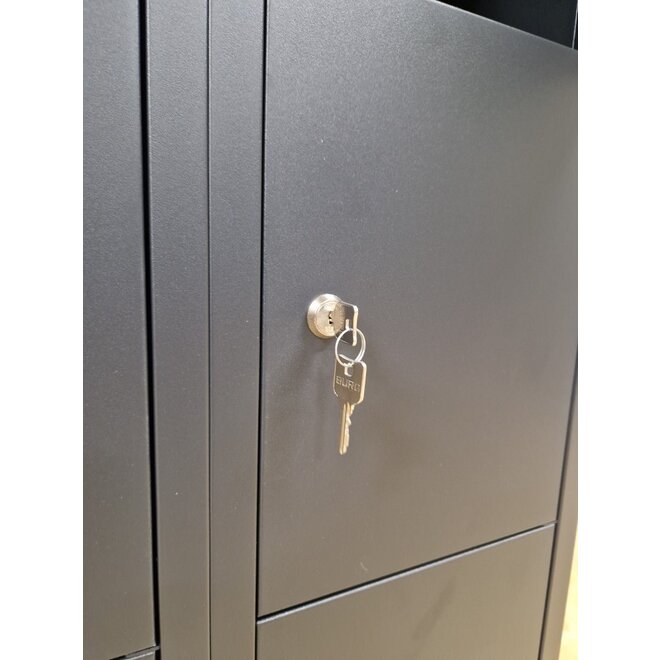 Dark Line Locker 103143 - VH 111-2.6 Zwartgrijs Kolom 30 cm Breed