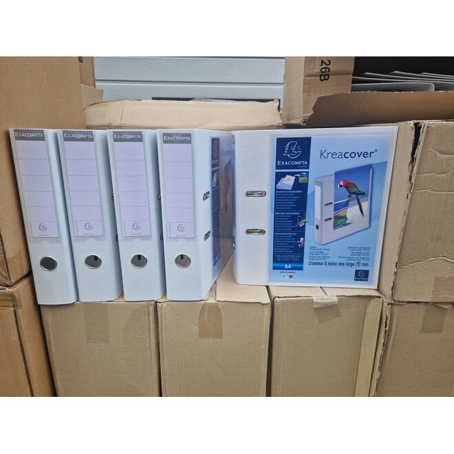 Ordner A4 wit 80mm 2 ringen Exacompta 53789E