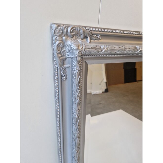 Geslepen Barok Spiegel 90x70 Zilver Luxe Ornament Showmodel