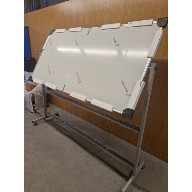 Whitebord 200x100 cm mobiel en kantelbaar