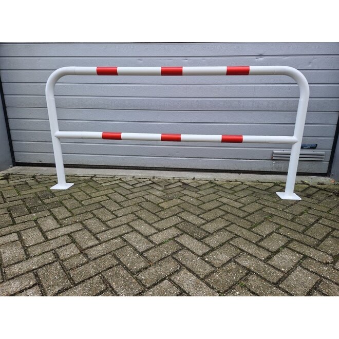 Veiligheidshek B200 x H100 cm met grondplaat