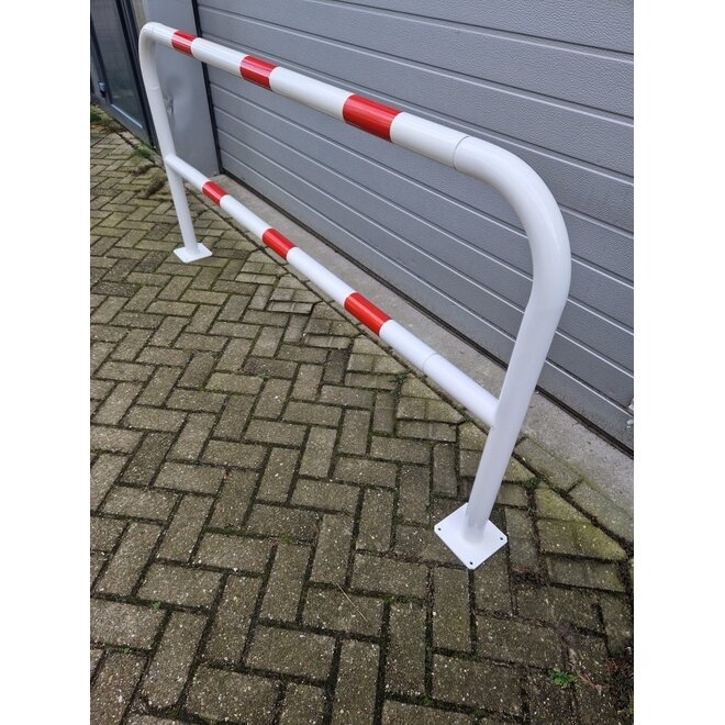 Veiligheidshek B200 x H100 cm met grondplaat