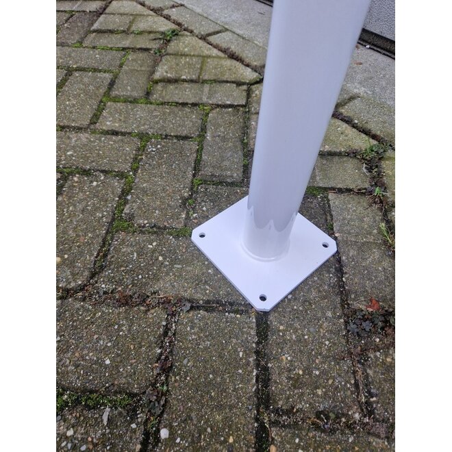 Veiligheidshek B200 x H100 cm met grondplaat