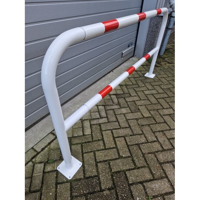 Veiligheidshek B200 x H100 cm met grondplaat