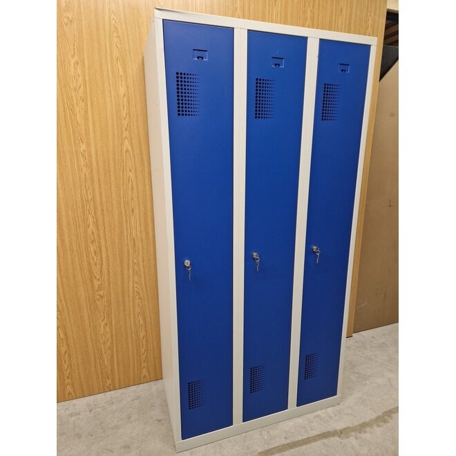 Kledinglocker 3 deuren