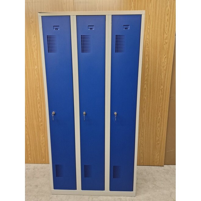 Kledinglocker 3 deuren