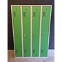Kledinglocker 4 deuren - Grijs/Groen