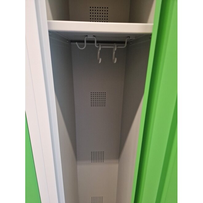 Kledinglocker 4 deuren - Grijs/Groen