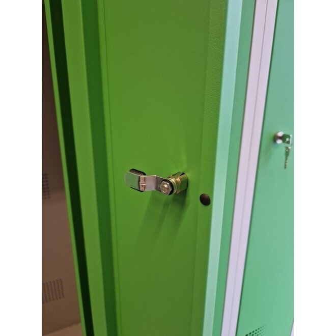 Kledinglocker 4 deuren - Grijs/Groen