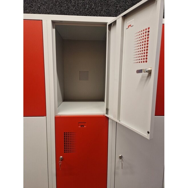Lockerkast met 9 kluisjes