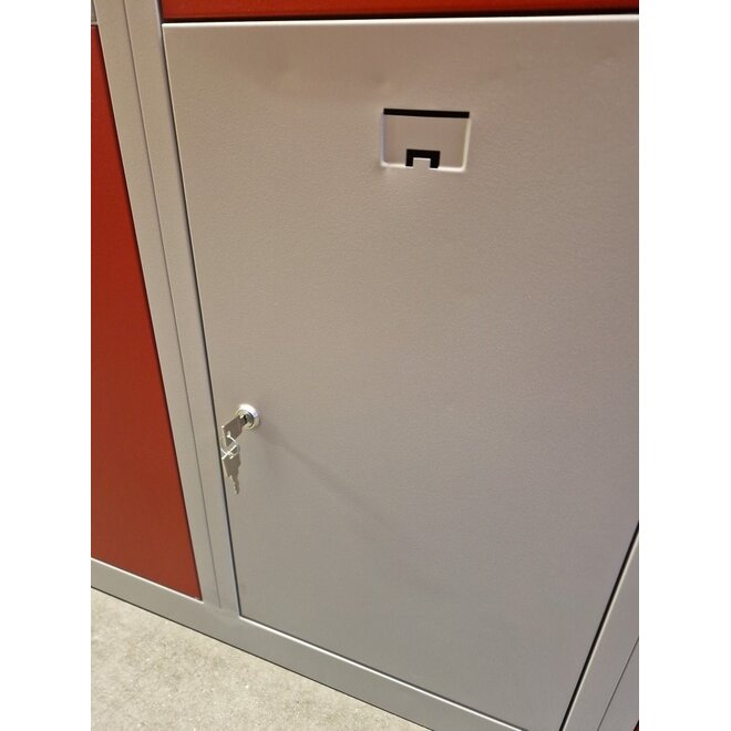 Lockerkast met 9 kluisjes
