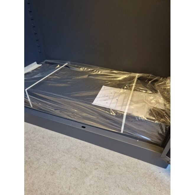 Draaideurkast 195x92x42 cm Antraciet