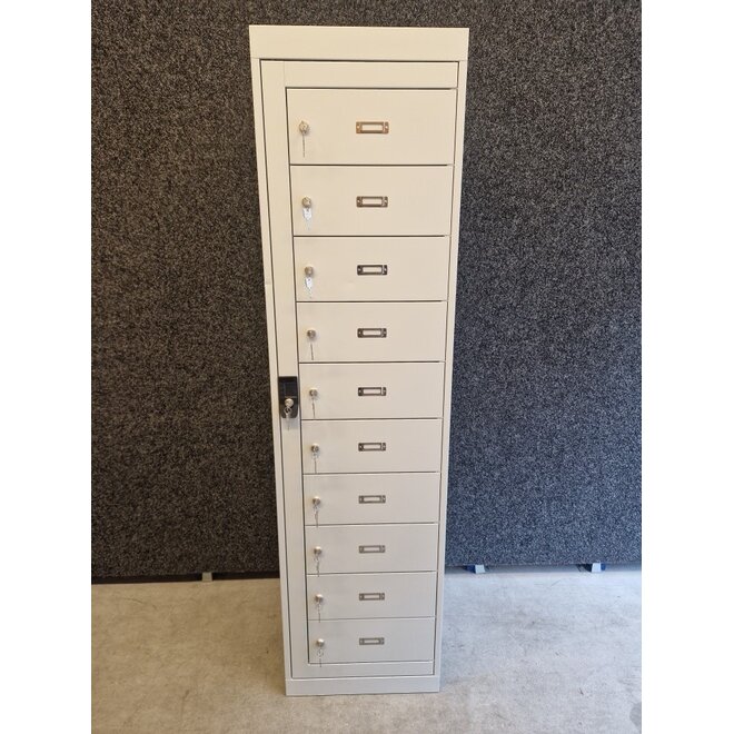 Lockerkast met 10 kluisjes