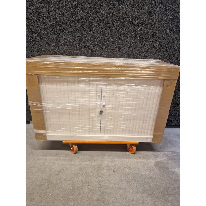 Roldeurkast 74x120x45 cm Wit