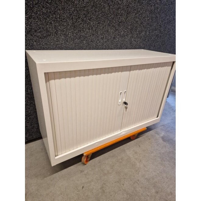 Roldeurkast 74x120x45 cm Wit