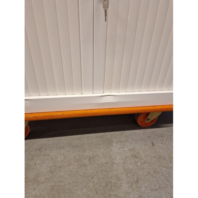 Roldeurkast 74x120x45 cm Wit
