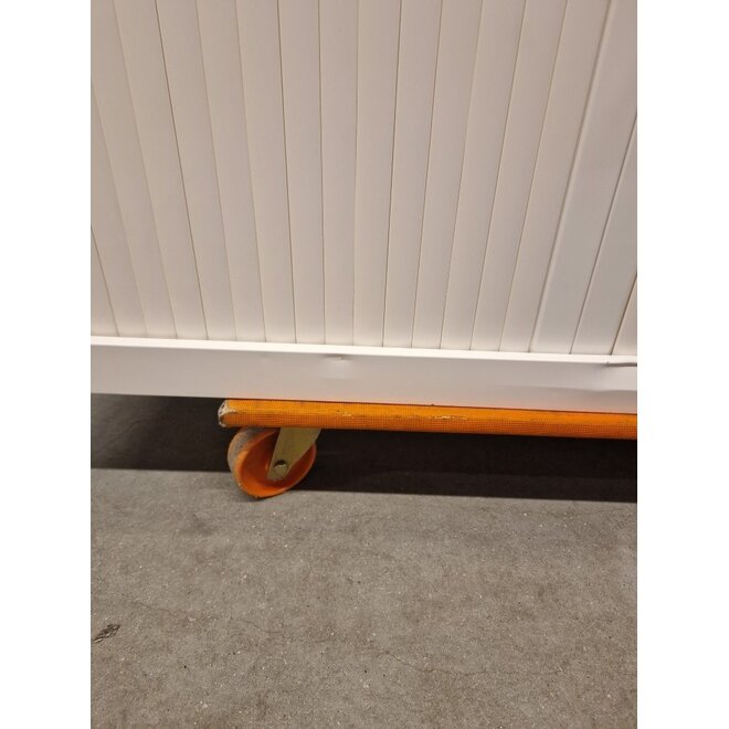 Roldeurkast 74x120x45 cm Wit