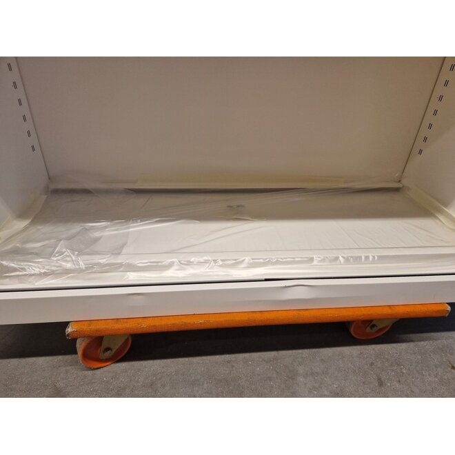 Roldeurkast 74x120x45 cm Wit