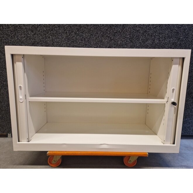 Roldeurkast 74x120x45 cm Wit