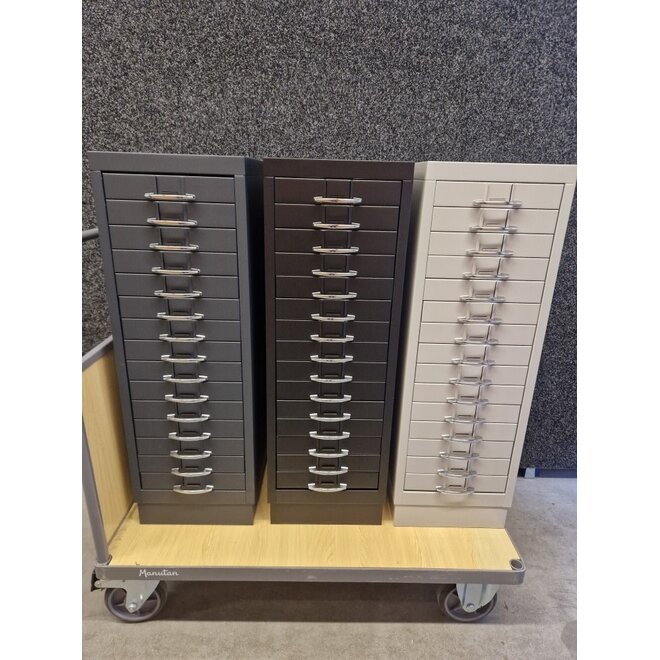 Meerladenkast 15 laden A4 grijs