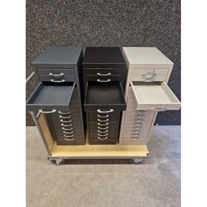 Meerladenkast 15 laden A4 zwart