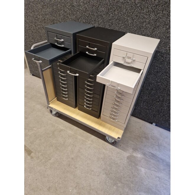 Meerladenkast 15 laden A4 zwart