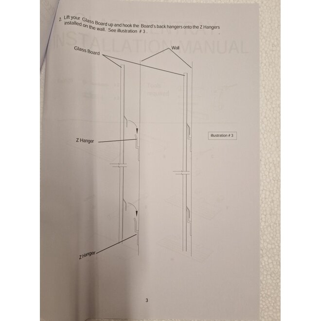 Whitebord Glassboard Magnetisch