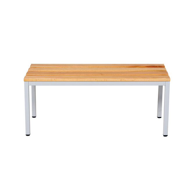 Kleedkamerbank MD 100 cm - Grijs