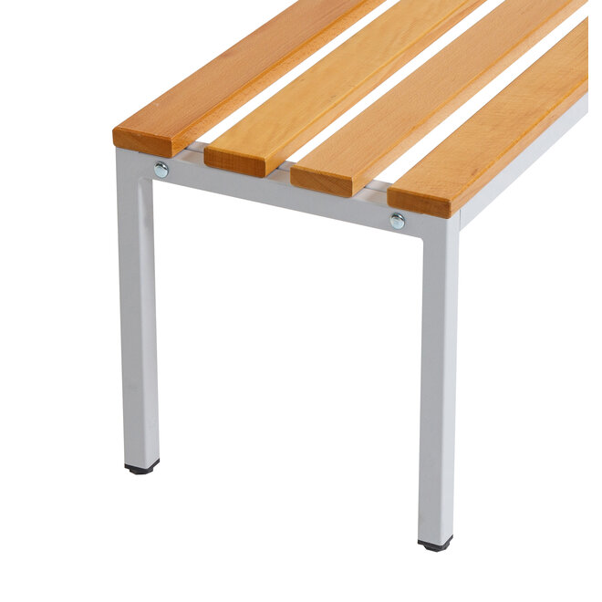 Kleedkamerbank MD 100 cm - Grijs