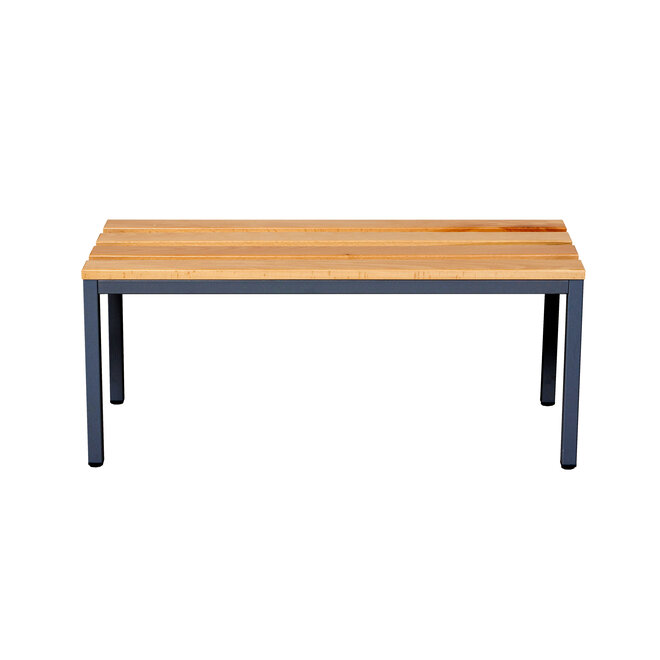 Kleedkamerbank MD 100 cm - Antraciet