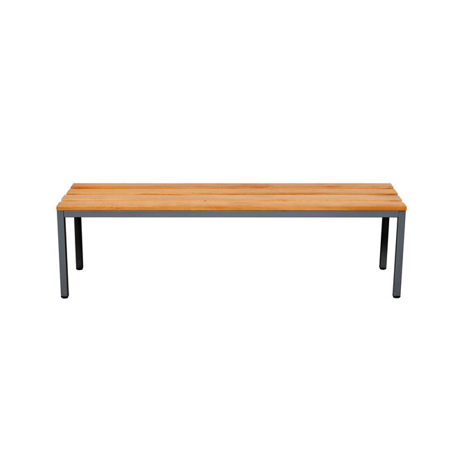 Kleedkamerbank MD 150 cm - Antraciet