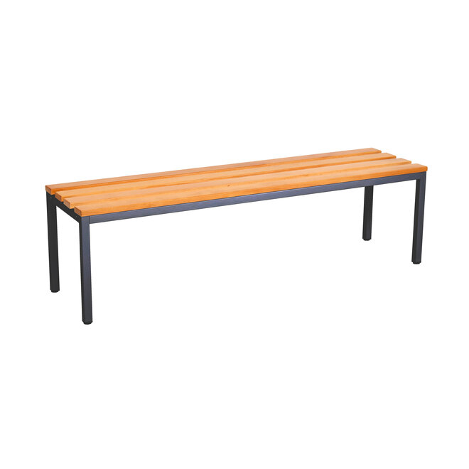 Kleedkamerbank MD 150 cm - Antraciet