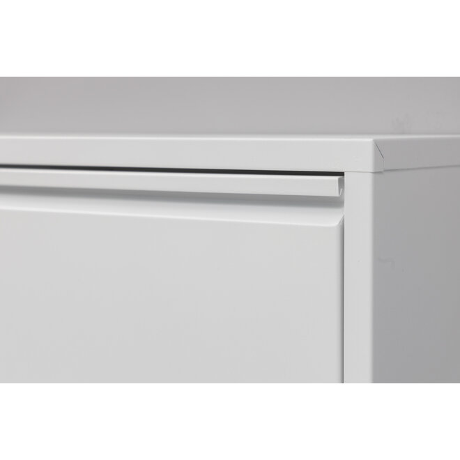 Schoenenkast 4 kleppen - Wit
