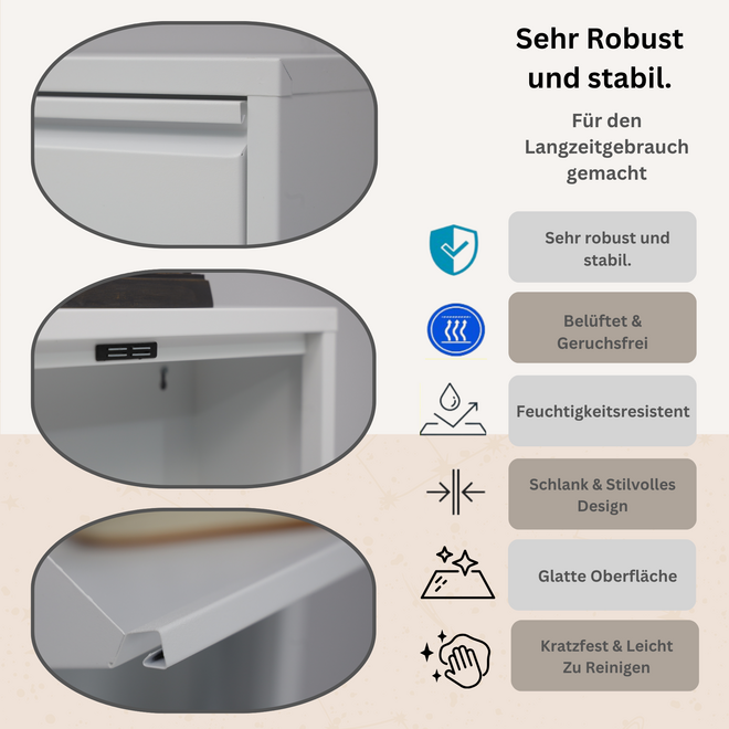 Schoenenkast 5 kleppen - Wit