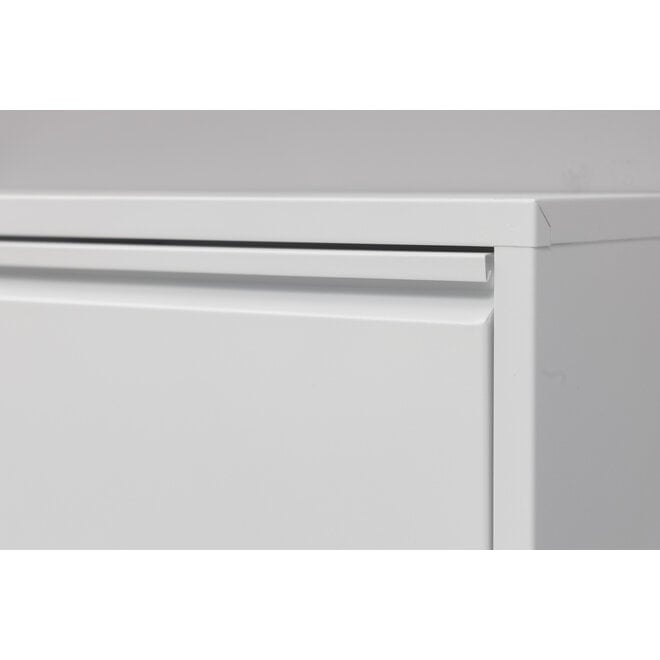 Schoenenkast 5 kleppen - Wit