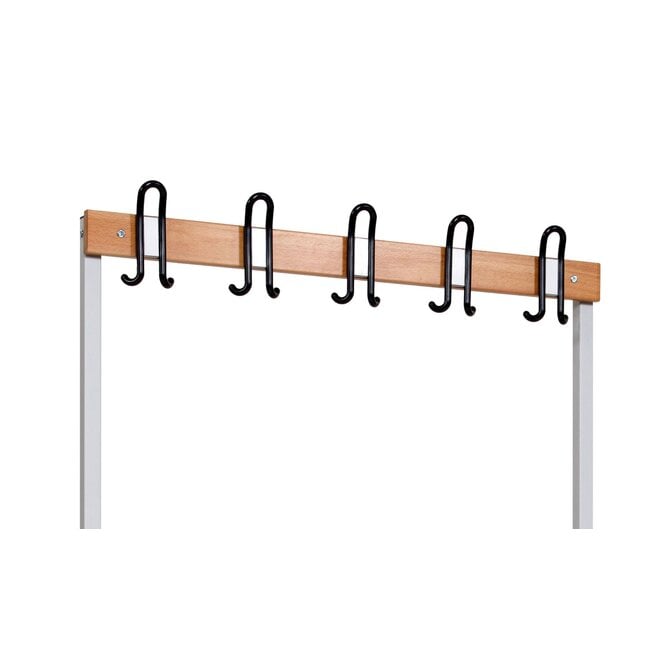 Garderobebank MD 100 cm Enkelzijdig - Grijs