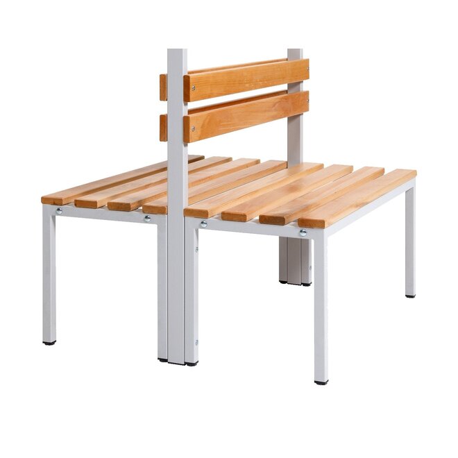 Garderobebank MD 100 cm Dubbelzijdig - Grijs