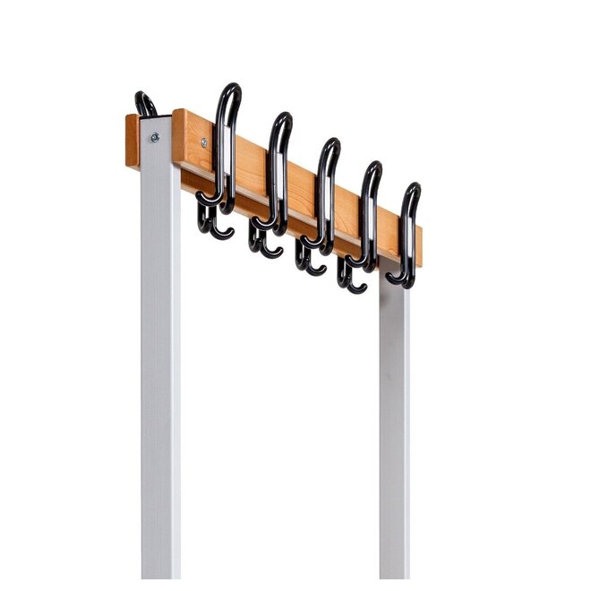 Garderobebank MD 100 cm Dubbelzijdig - Grijs