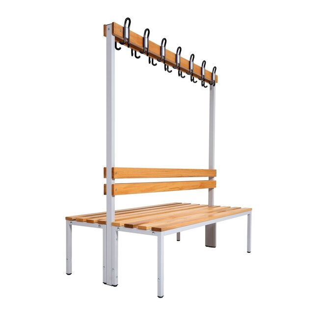 Garderobebank MD 150 cm Dubbelzijdig - Grijs