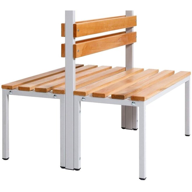 Garderobebank MD 150 cm Dubbelzijdig - Grijs