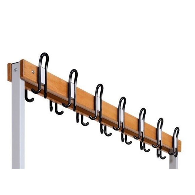 Garderobebank MD 150 cm Dubbelzijdig - Grijs
