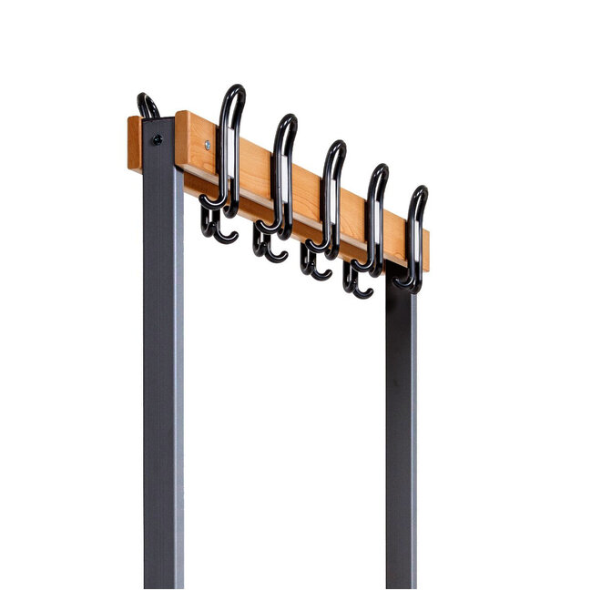 Garderobebank MD 150 cm Dubbelzijdig - Antraciet