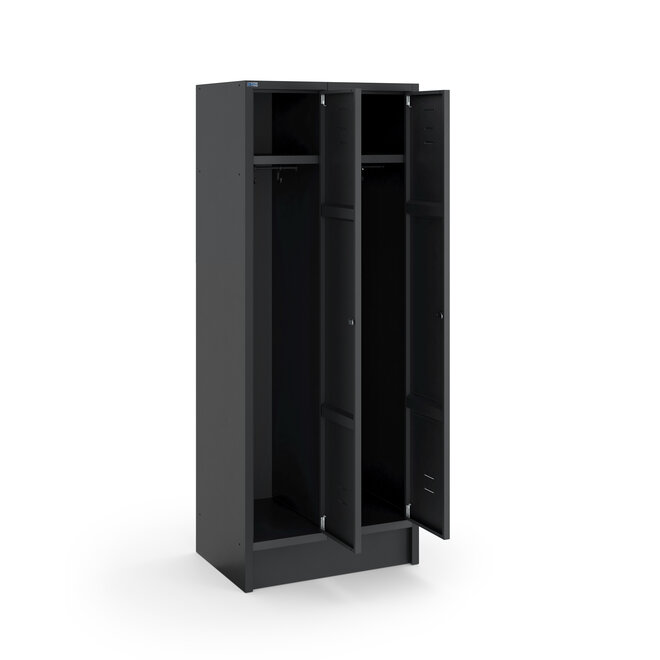Garderobekast DH 180-2.2 - Zwart