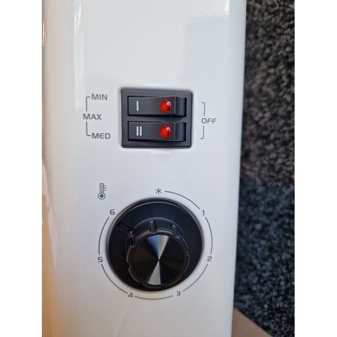 DeLonghi HSX2320 elektrische kachel 2000 Watt wit (nieuw)